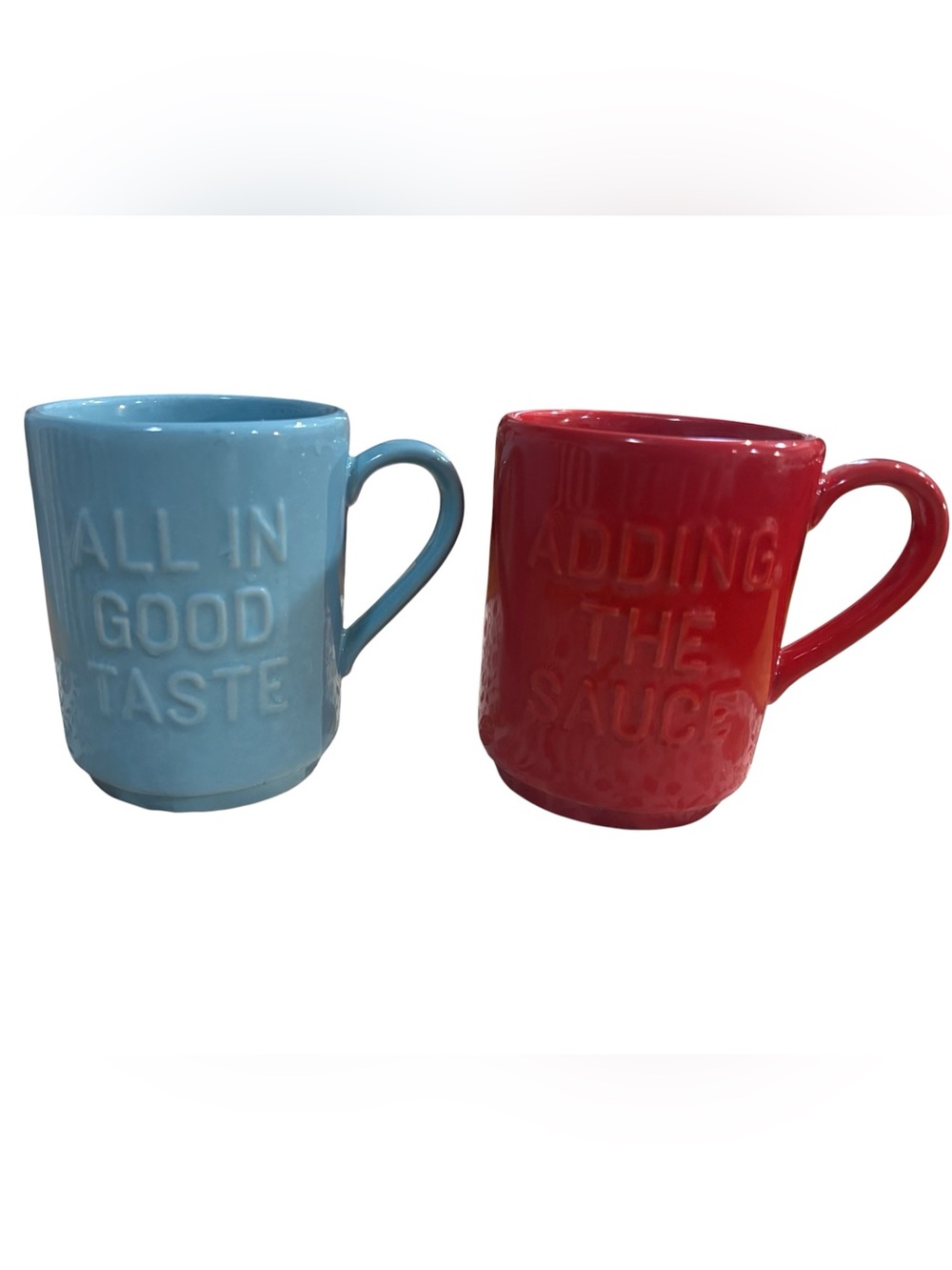 Kate Spade Lennox Mugs New York All in Good Taste Set of 2